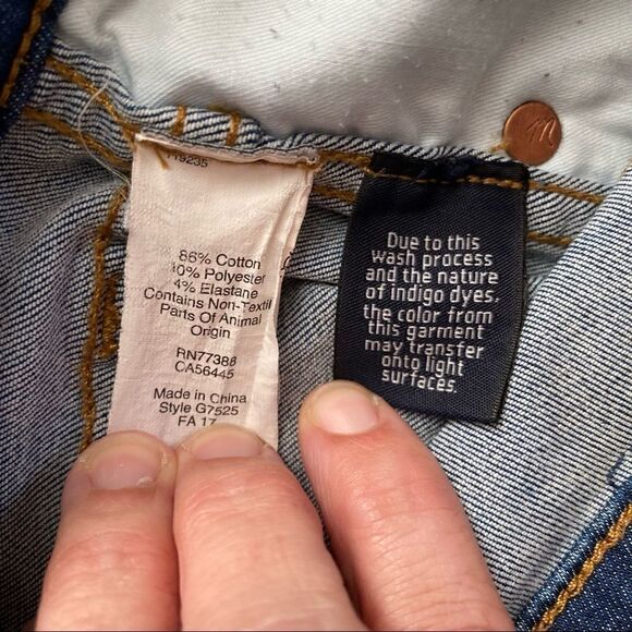 Madewell Tall 9” High Rise Skinny Jeans size 27T - Picture 13 of 14